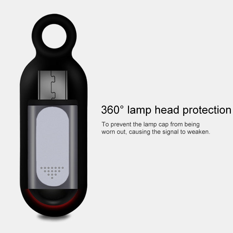 R09 Mobile Phone Intelligent Remote Control Infrared Mobile Phone Remote Control, Interface: 8 Pin (Black) - Phone Remote Control by PMC TechLife | Online Shopping South Africa | PMC TechLife | Buy Now Pay Later Mobicred
