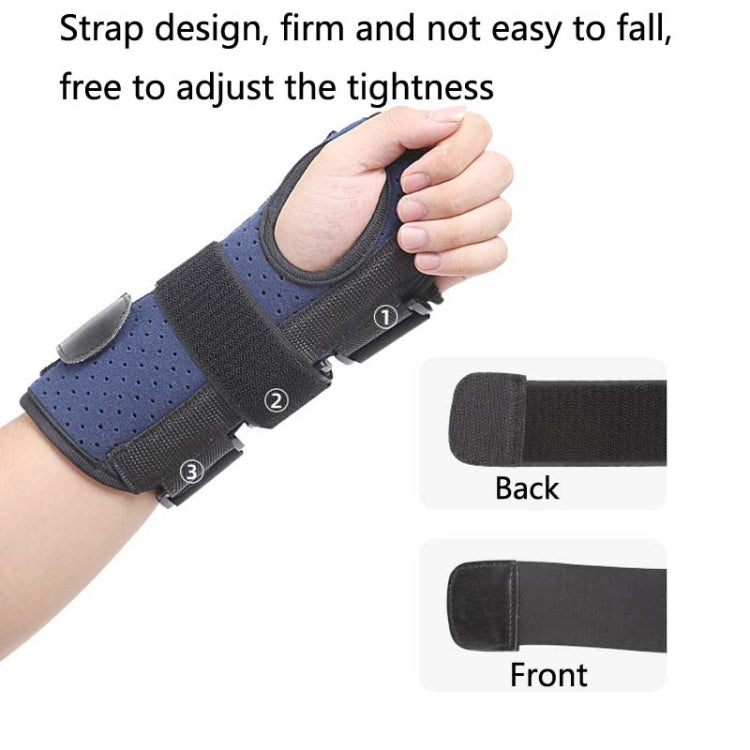 016 Wrist Joint Fixation Belt Sports Joint Dislocation Sprained Bone Fracture Rehabilitation Fixed Splint Guard, Specification: Right Hand(Blue) - Corrector by PMC Jewellery | Online Shopping South Africa | PMC Jewellery