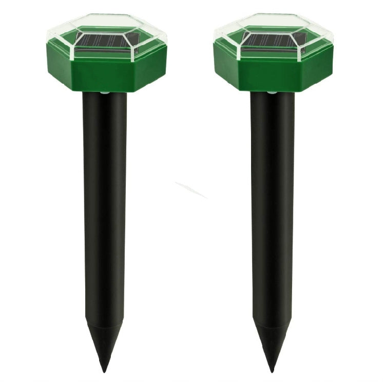 Outdoor Hexagonal Solar Ultrasonic Mole Repeller Inserted Into The Lawn Outdoor Animal Repeller(Green) - Outdoor Insect Repellent by PMC TechLife | Online Shopping South Africa | PMC TechLife | Buy Now Pay Later Mobicred