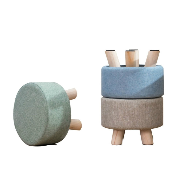 Fashion Creative Small Stool Living Room Home Solid Wood Small Chair(Grey) - Chairs by PMC TechLife | Online Shopping South Africa | PMC TechLife | Buy Now Pay Later Mobicred
