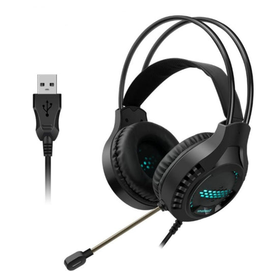 Smailwolf AK3 Headset Game Headphones Wired Luminous Desktop Computer Headset, Style: USB Single-plug - Multimedia Headset by PMC Jewellery | Online Shopping South Africa | PMC Jewellery