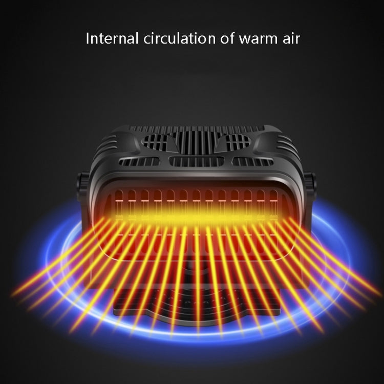 12V Black Car Heater Cold And Warm Wind Defrosting And Snow Demister - Heating & Fans by PMC TechLife | Online Shopping South Africa | PMC TechLife | Buy Now Pay Later Mobicred