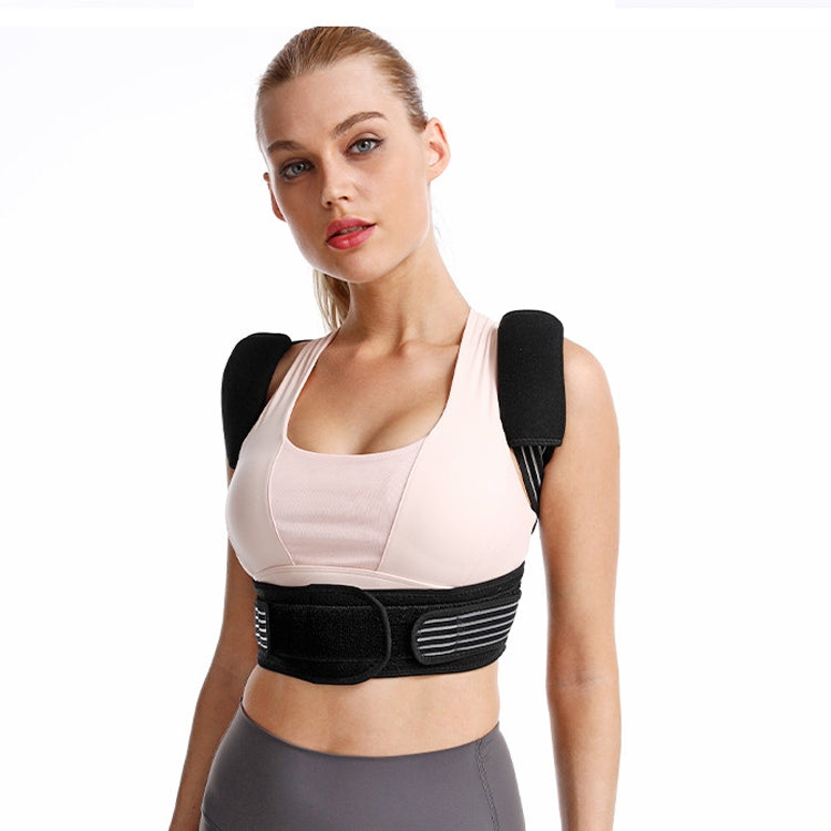 Unisex Dual Compression Back Support Correction Belt Hunchback Corrector, Specification: Free Size(Black) - Corrector by PMC Jewellery | Online Shopping South Africa | PMC Jewellery