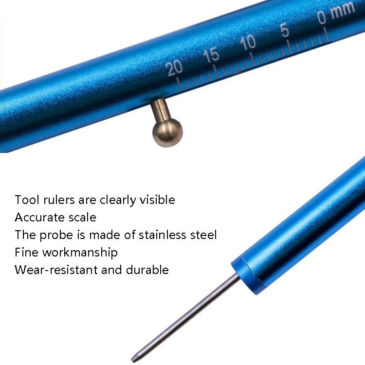 Auto Repair 2 In 1 Testing Tool Brake Pad Thickness Test Pen Car Tire Treated Depth Test Instrument(Detection Pen) - Electronic Test by PMC Jewellery | Online Shopping South Africa | PMC Jewellery