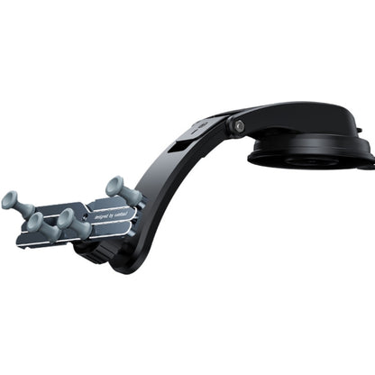 Oatsbasf Car Metal Gravity Mobile Phone Bracket Foldable Adjustment Stable Suction Cup Type Automoller General Bracket(Grey) - Universal Car Holders by Oatsbasf | Online Shopping South Africa | PMC Jewellery | Buy Now Pay Later Mobicred