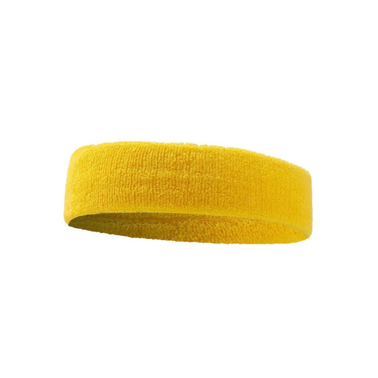 Enochle Sports Sweat-Absorbent Headband Combed Cotton Knitted Sweatband(Yellow) - Sweatband by PMC Jewellery | Online Shopping South Africa | PMC Jewellery