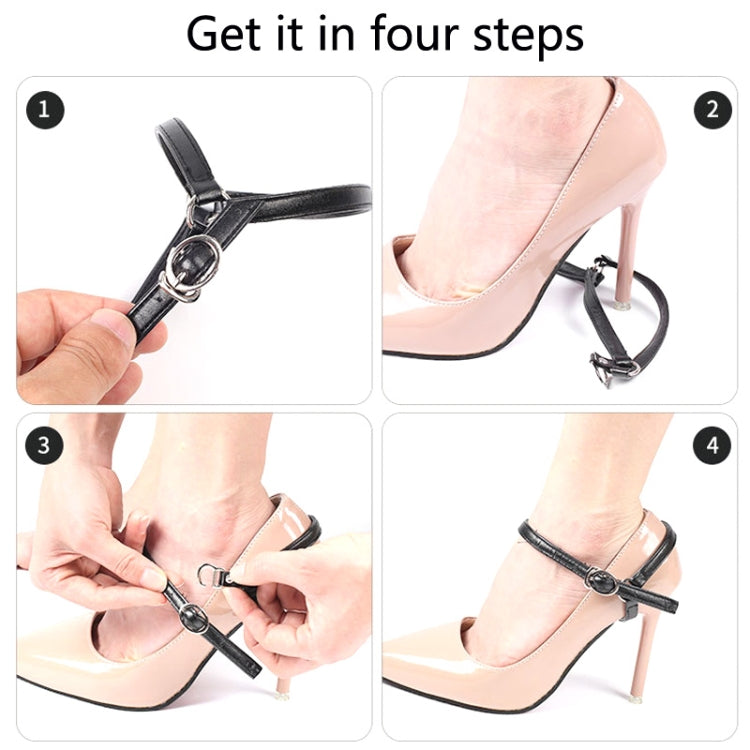 1 Pair High Heels Prevent Heel Drop Shoe Strap(Nude  Color) - shoelaces by PMC Jewellery | Online Shopping South Africa | PMC Jewellery