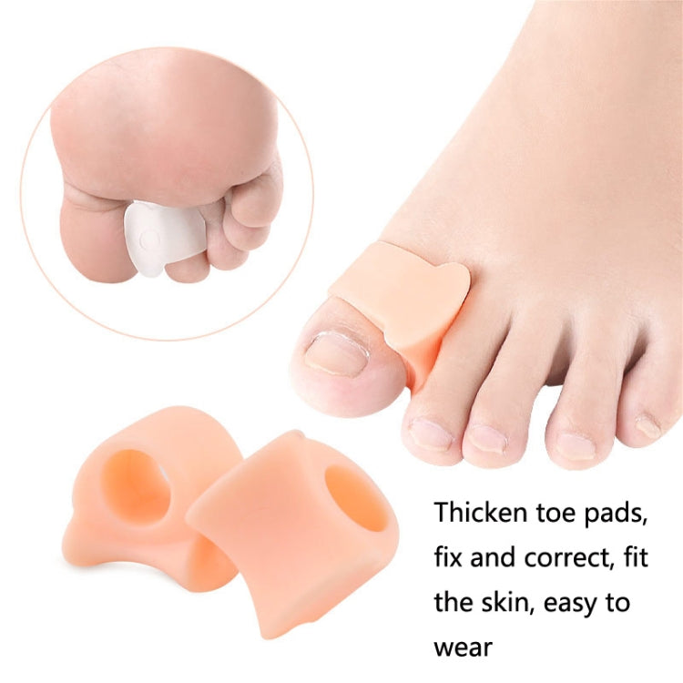 10 Pairs Great Toe Orthosis Separator Soft and Comfortable Toe Care Cover, Size: M(Brighten Skin Color) - Corrector by PMC Jewellery | Online Shopping South Africa | PMC Jewellery