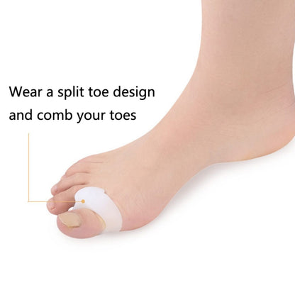 10 Pairs Great Toe Orthosis Separator Soft and Comfortable Toe Care Cover, Size: M(Brighten Skin Color) - Corrector by PMC Jewellery | Online Shopping South Africa | PMC Jewellery