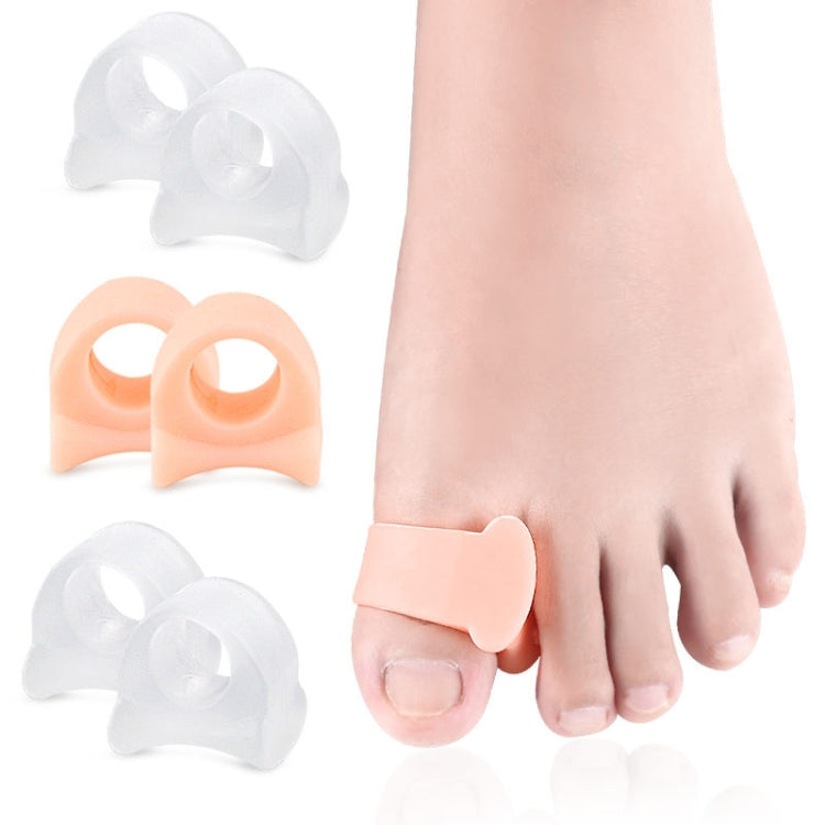 10 Pairs Great Toe Orthosis Separator Soft and Comfortable Toe Care Cover, Size: M(Transparent Purple) - Corrector by PMC Jewellery | Online Shopping South Africa | PMC Jewellery