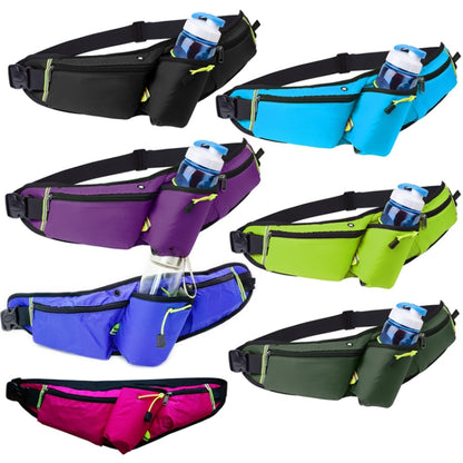 Outdoor Sports Water Bottle Waist Bag Multifunctional Fitness Running Mobile Phone Invisible Waist Bag(Blue) - Waist Bags by PMC Jewellery | Online Shopping South Africa | PMC Jewellery