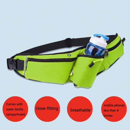 Outdoor Sports Water Bottle Waist Bag Multifunctional Fitness Running Mobile Phone Invisible Waist Bag(Blue) - Waist Bags by PMC Jewellery | Online Shopping South Africa | PMC Jewellery