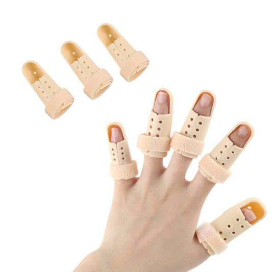 4 PCS Finger Splint Brace Adjustable Finger Support Protector For Fingers Arthritis Joint Finger Injury, Specification: No. 2: 48-52mm(Complexion) - Corrector by PMC Jewellery | Online Shopping South Africa | PMC Jewellery