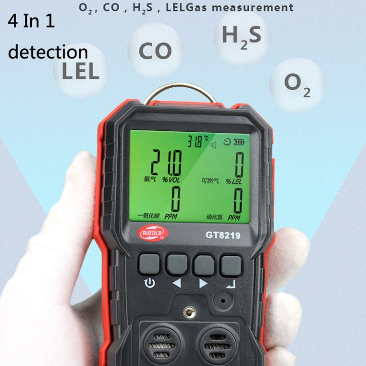 BENETECH GT8212 Carbon Monoxide Detector Combustible Gas Toxic And Harmful Detector - free shipping - PMC TechLife - Order now!