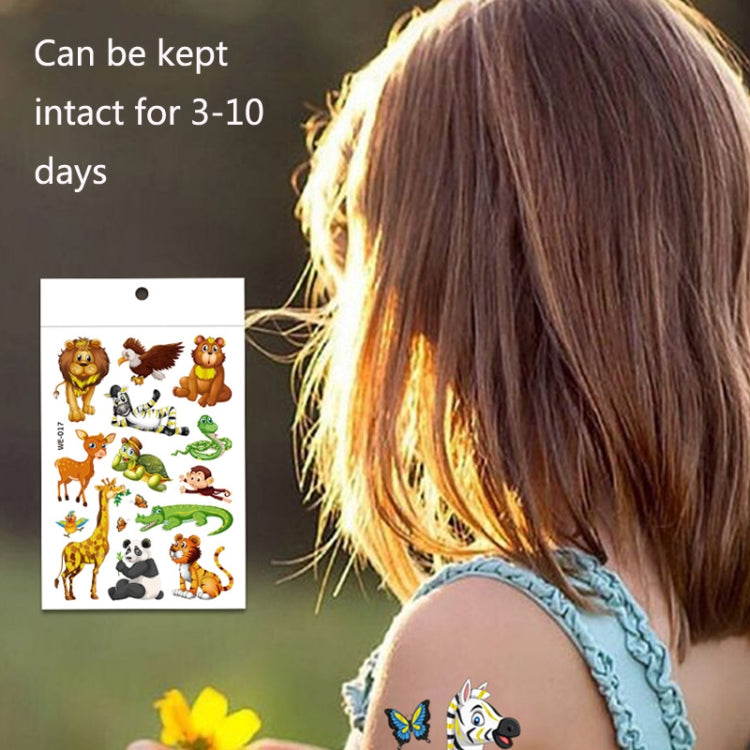 10 PCS Animal Bronzing Cartoon Tattoo Stickers Children Temporary Arm Stickers(WE-019) - Sticker by PMC Jewellery | Online Shopping South Africa | PMC Jewellery