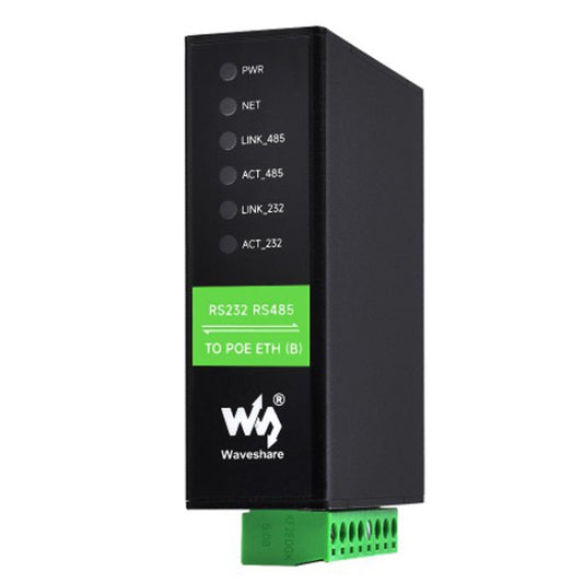 Waveshare RS232 RS485 To RJ45 Ethernet Serial Server, Spec: RS232 RS485 TO POE ETH (B) - Other Accessories by Waveshare | Online Shopping South Africa | PMC Jewellery | Buy Now Pay Later Mobicred