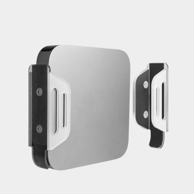 Multi-Function Tablet Bracket Router Desktop Wall Storage Bracket For Mac Mini(Transparent) - Desktop Holder by PMC TechLife | Online Shopping South Africa | PMC TechLife