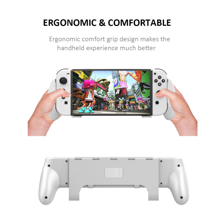 JYS NS218 Multifunctional Game Console Integrated Protective Case With Grip  For Switch OLED(White) - free shipping - PMC TechLife - Order now!