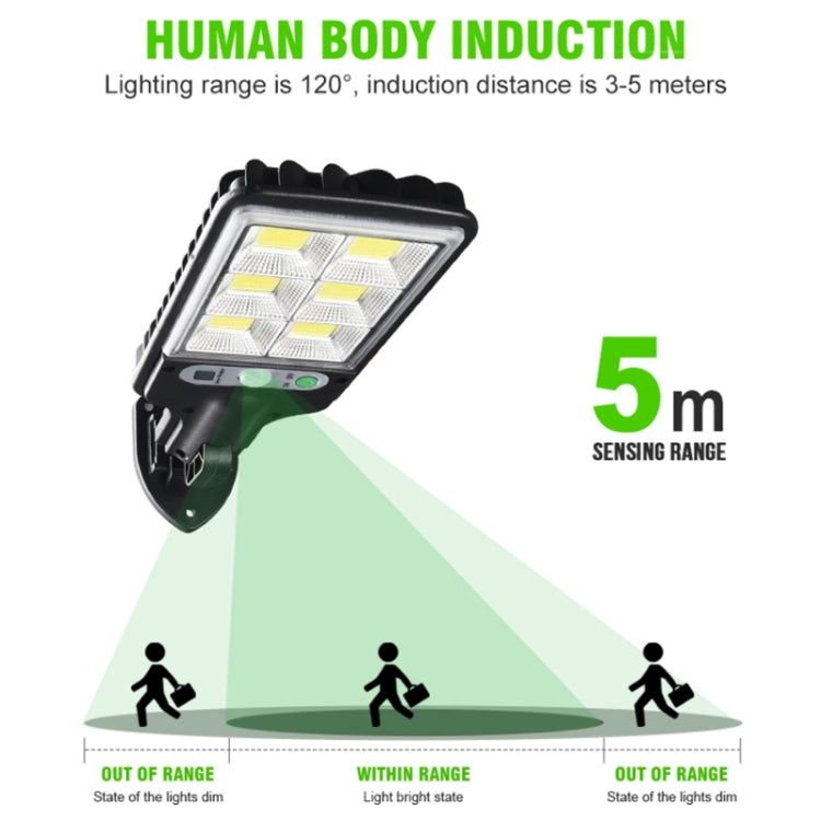 Solar Street Light LED Human Body Induction Garden Light, Spec: 616C-30 COB - LED Street Light by PMC Jewellery | Online Shopping South Africa | PMC Jewellery