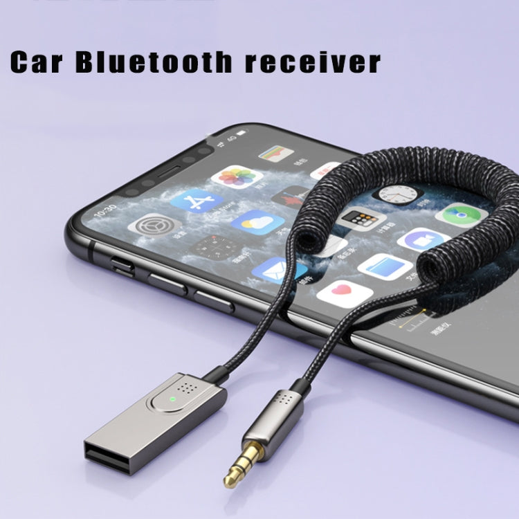 BY301 AUX Car Bluetooth 5.0 Receiver Mobile Call Bluetooth Adapter - Terminal connectors by PMC Jewellery | Online Shopping South Africa | PMC Jewellery