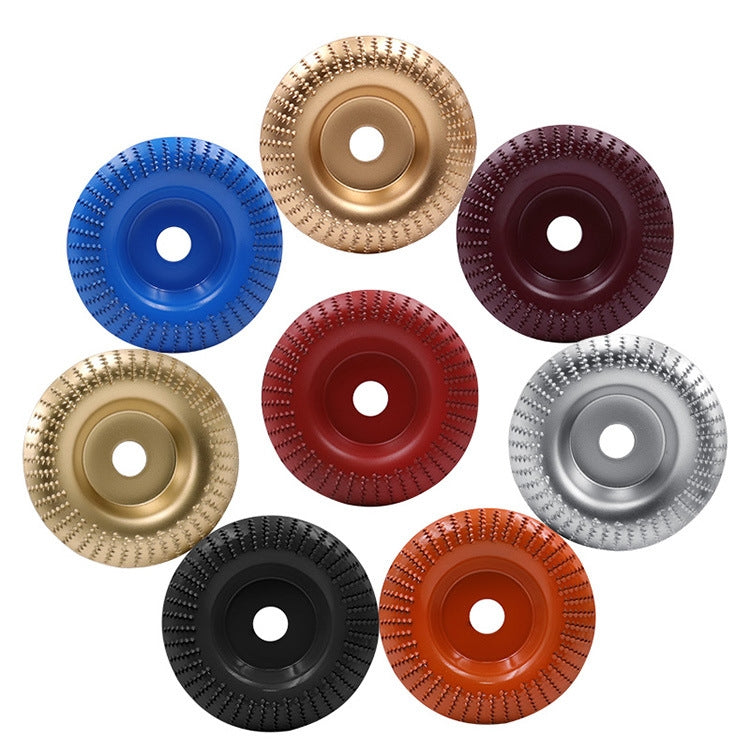 Woodworking Sanding Plastic Stab Discs Hard Round Grinding Wheels For Angle Grinders, Specification: 98mm Golden Plane - Abrasive Tools & Accessories by PMC Jewellery | Online Shopping South Africa | PMC Jewellery