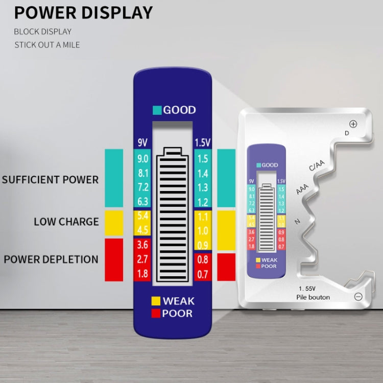 ANENG 1.5V/9V Battery Power Voltage Detector(Black) - Battery & Resistance Tester by ANENG | Online Shopping South Africa | PMC TechLife | Buy Now Pay Later Mobicred