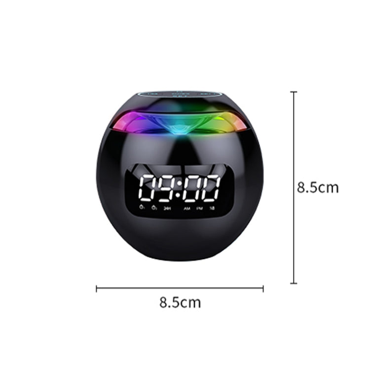 ZXL-G90 Portable Colorful Ball Bluetooth Speaker, Style: Clock Version (Pink) - Desktop Speaker by PMC TechLife | Online Shopping South Africa | PMC TechLife
