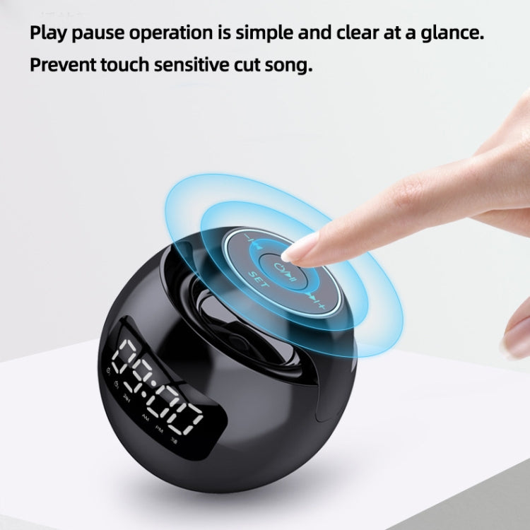 ZXL-G90 Portable Colorful Ball Bluetooth Speaker, Style: Clock Version (Pink) - Desktop Speaker by PMC TechLife | Online Shopping South Africa | PMC TechLife