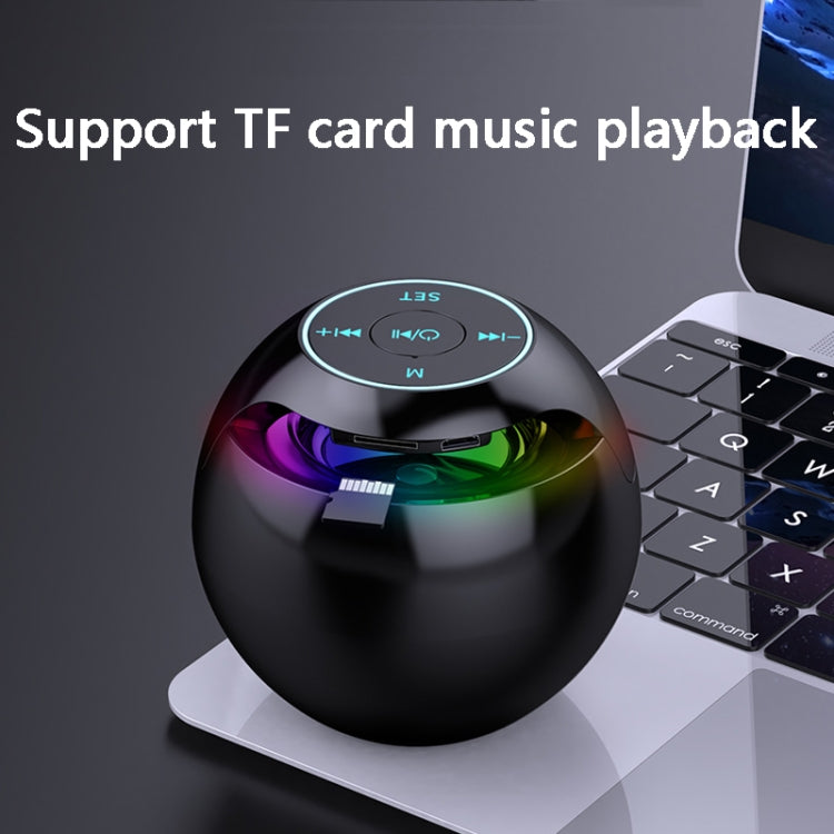 ZXL-G90 Portable Colorful Ball Bluetooth Speaker, Style: Clock Version (Pink) - Desktop Speaker by PMC TechLife | Online Shopping South Africa | PMC TechLife