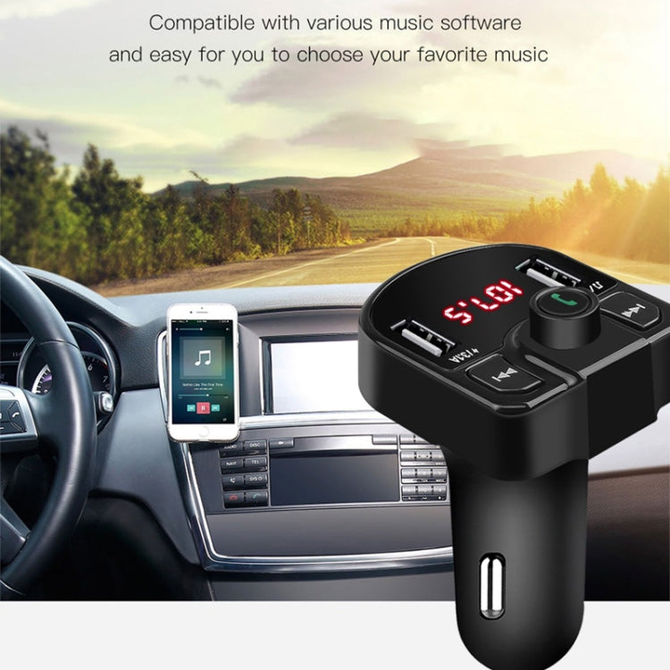 M9 Car Bluetooth MP3 Dual USB Car Charger(Black) - Bluetooth Car Kits by PMC TechLife | Online Shopping South Africa | PMC TechLife