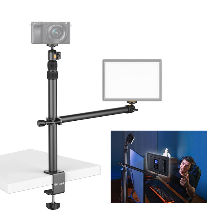 Ulanzi  Vijim LS02  Live Desktop Extension Arm Light Stand  For Ring Light DSLR Camera - free shipping - PMC TechLife - Order now!