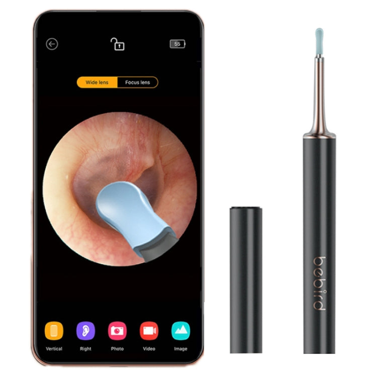 Bebird T15 Smart Visible Luminous Ear Pick Set(Star Black) - free shipping - PMC TechLife - Order now!