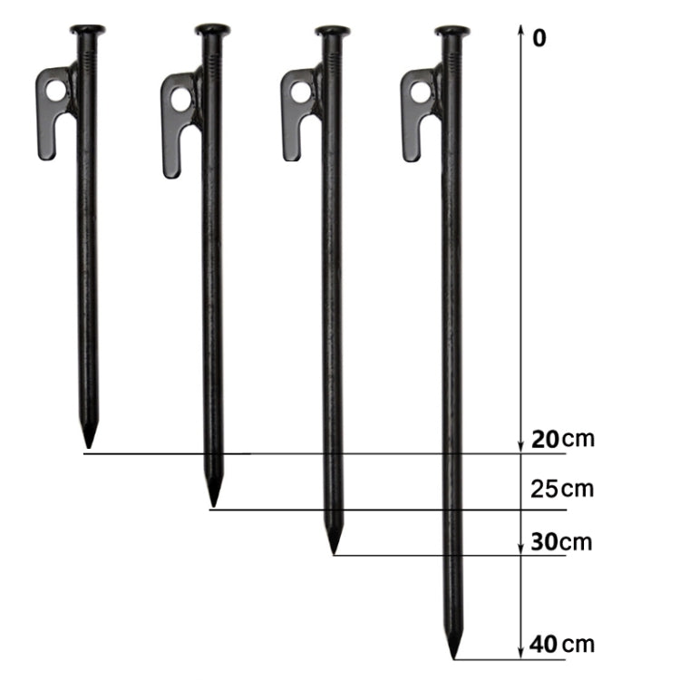 10 PCS 30cm Outdoor Camping Windproof Fixed Canopy Ground Nails - Tents & Accessories by PMC TechLife | Online Shopping South Africa | PMC TechLife