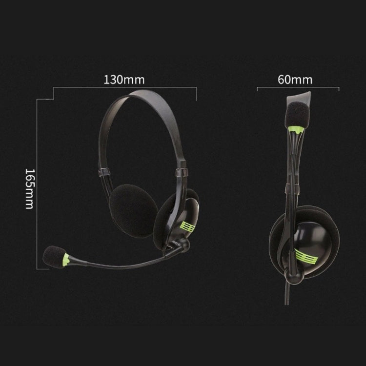 Head-Mounted Wired Headset With Microphone, Style: GAE-109 - Multimedia Headset by PMC TechLife | Online Shopping South Africa | PMC TechLife