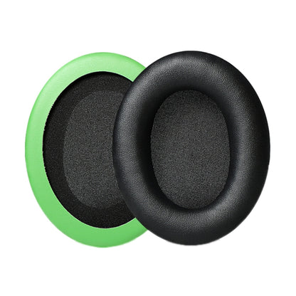 2pcs Headset Earmuffs For Kingston HyperX Cloud II / Silver / Alpha / Flight / Stinger, Color: Black+Green Protein Skin - Earmuff & Pad by PMC Jewellery | Online Shopping South Africa | PMC Jewellery | Buy Now Pay Later Mobicred