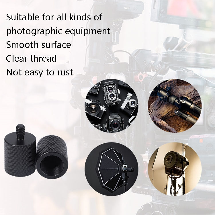 2 PCS Microphone Adapter Screw F10 5/8-27  Female to 3/8 Male Screw -  by PMC TechLife | Online Shopping South Africa | PMC TechLife