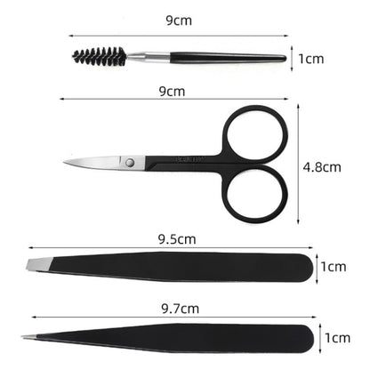 6-In-1 Stainless Steel Eyebrow Trimming Set(Colorful) - Eyes by PMC Jewellery | Online Shopping South Africa | PMC Jewellery