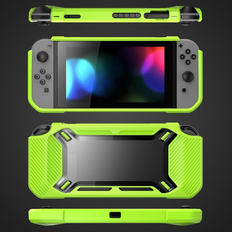 Scratch-Resistant Back Cover For Nintendo Switch(Green + White) - Cases by PMC Jewellery | Online Shopping South Africa | PMC Jewellery