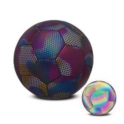 MILACHIC Night Light Football PU Opera Sewed School Training Football(No.4 Reflective Colorful Light Version 5055) - Balls by MILACHIC | Online Shopping South Africa | PMC Jewellery | Buy Now Pay Later Mobicred