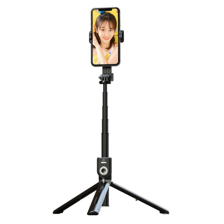 P81 1.7m Integrated Bluetooth Selfie Stick With TIKTOK Remote Control Makeup Mirror - Selfie Sticks by PMC TechLife | Online Shopping South Africa | PMC TechLife