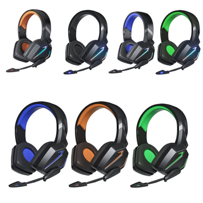 Soyto SY-G20 RGB Dual Streamer Gaming Computer Headset, Style: Non-luminous Version (Black Green) - Multimedia Headset by Soyto | Online Shopping South Africa | PMC Jewellery