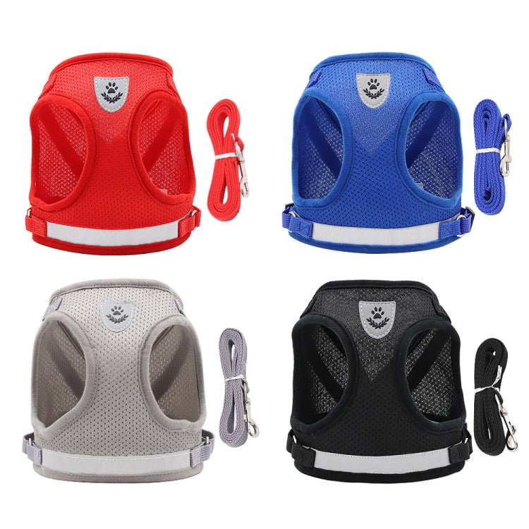 BL-844 Pet Chest Straps Reflective Breathable Dog Rope, Size: L(Black) - free shipping - PMC TechLife - Order now!