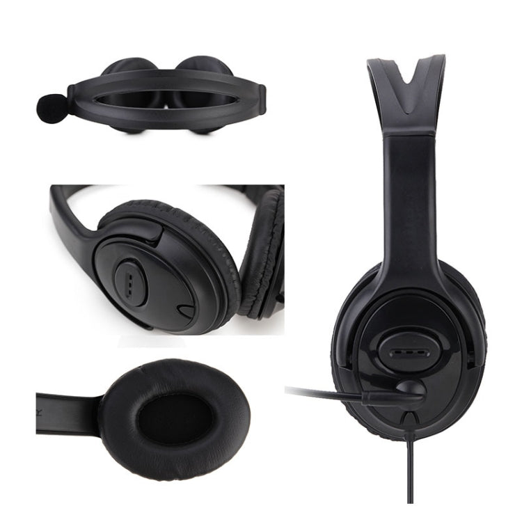 Soyto SY493MV Gaming Computer Teaching Office Mute Headset(Black) - Multimedia Headset by Soyto | Online Shopping South Africa | PMC Jewellery