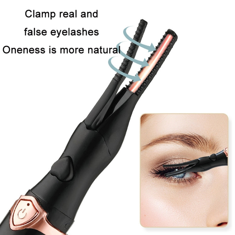 Long-Lasting Styling Smart Electric Eyelash Curler(Black) - Eyes by PMC Jewellery | Online Shopping South Africa | PMC Jewellery