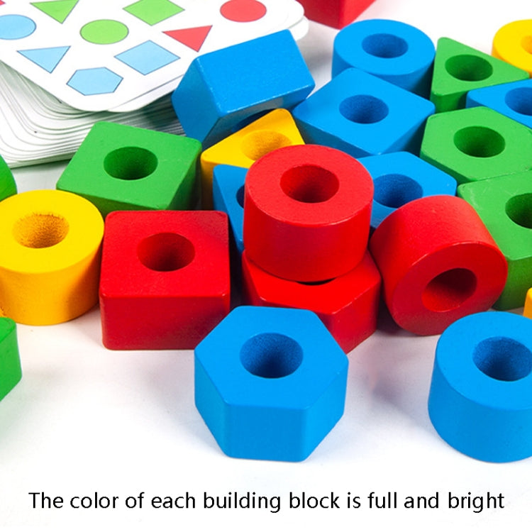 Geometric Figures Matching Blocks Children Puzzle Toy For Double - Math Toys by PMC Jewellery | Online Shopping South Africa | PMC Jewellery