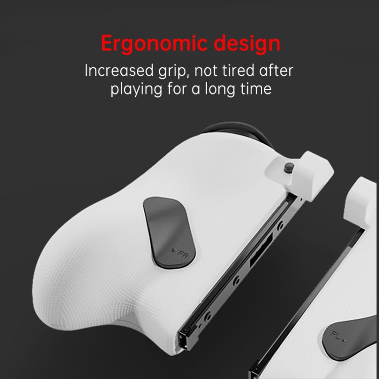 MOBAPAD M6 Left & Right Gamepad Game Handle Grip For Switch Joy-con / Switch OLED(White) - Gamepads by MOBAPAD | Online Shopping South Africa | PMC Jewellery