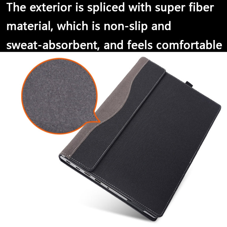 Laptop Leather Anti-Fall Protective Case For HP Envy X360 13-Ag Ar(Dark Gray) - 13.3 inch by PMC TechLife | Online Shopping South Africa | PMC TechLife