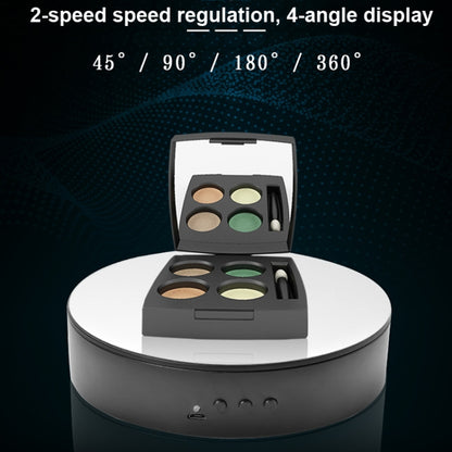 15cm Adjustable Speed Rotating Display Stand Props Turntable(Black Mirror) -  by PMC Jewellery | Online Shopping South Africa | PMC Jewellery