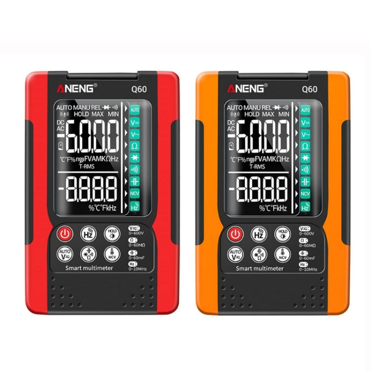 ANENG Automatic Intelligent High Precision Digital Multimeter, Specification: Q60 Intelligent(Orange) - Digital Multimeter by ANENG | Online Shopping South Africa | PMC Jewellery | Buy Now Pay Later Mobicred