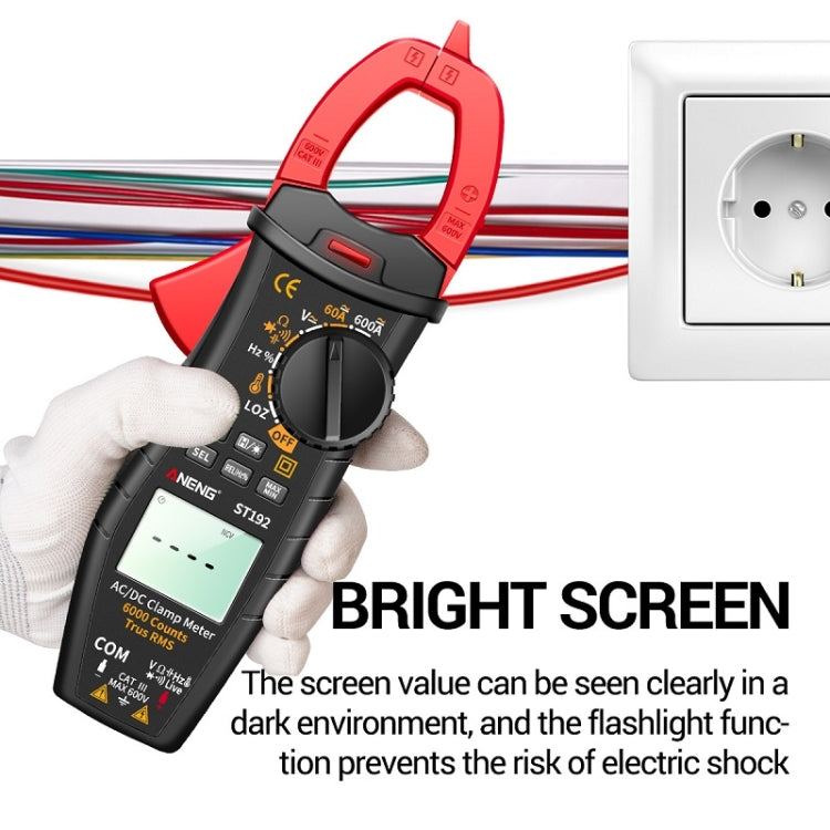 ANENG ST192 600A DC Current Multifunctional AC And DC Clamp Digital Meter - Digital Multimeter by ANENG | Online Shopping South Africa | PMC Jewellery